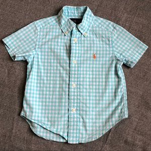 Ralph Lauren Boys Plaid Shirt